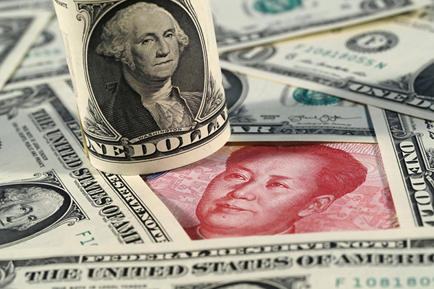  Юань vs доллар. Тенге где-то посередине 
